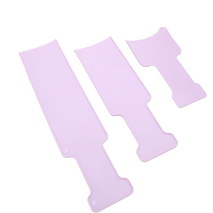 3 stuks Highlightbord Barbershop Kapsalon Haarkleur Sectioneerpeddel Set Kappersgereedschap voor paars