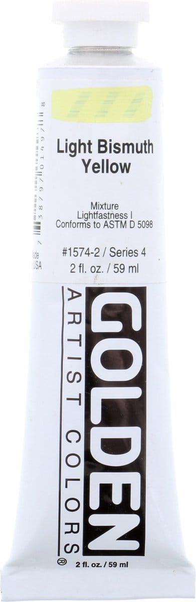 Golden Heavy Body Acrylverf serie 4 | Light Bismut Yellow (1574-2) 59ml