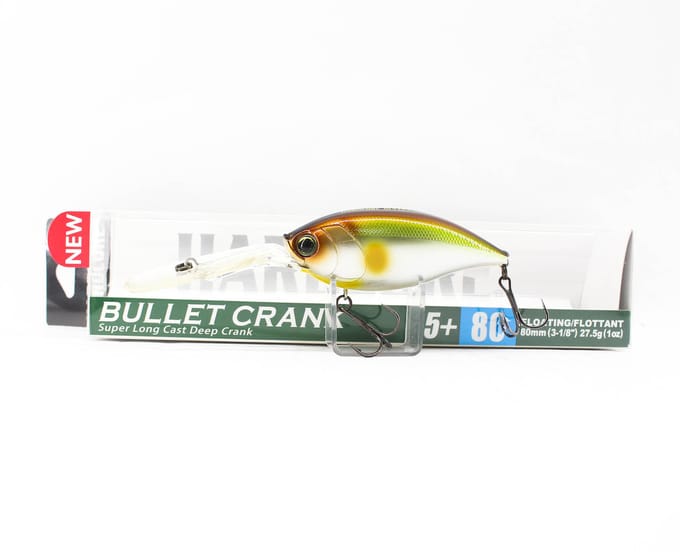 Yo Zuri Duel Hardcore Bullet Crank 5+ 80F Drijvend kunstaas R1421-MGSA (1535) gray