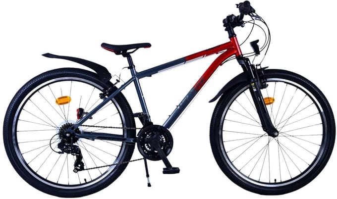 Volare XC Race Kinderfiets - 26 inch - Rood Grijs - 21 versnellingen