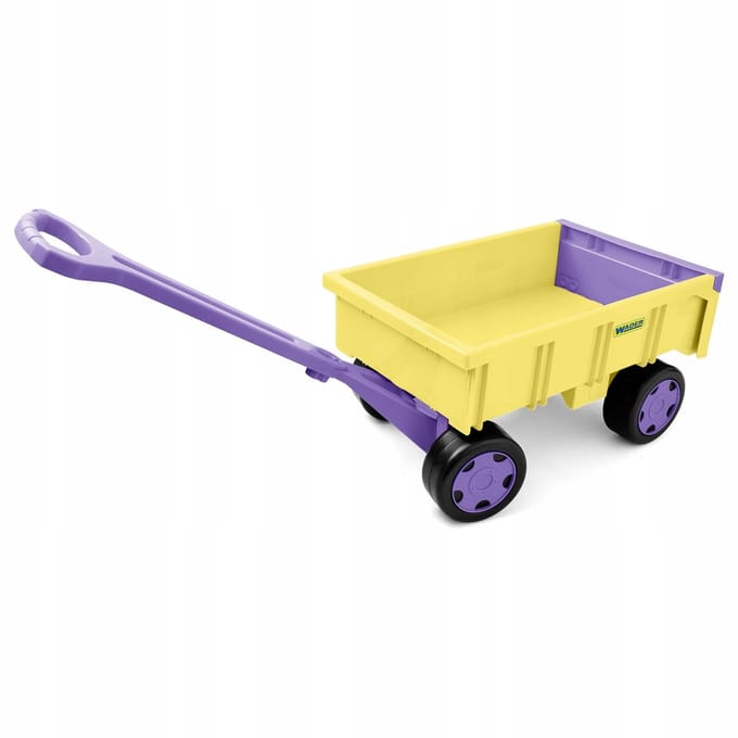 Wader Gigant Aanhanger - Geel/Paars, 60kg Laadvermogen
