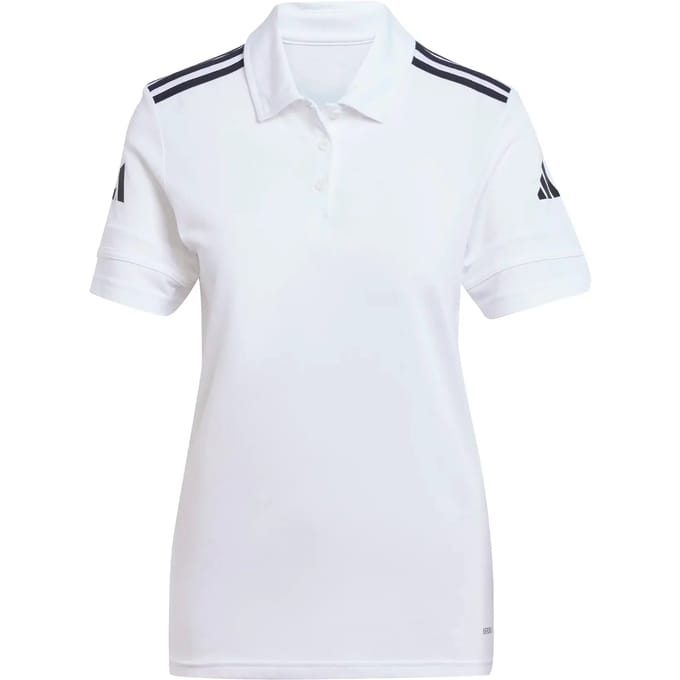 Polo Shirt Korte Mouw adidas Polo Squadra 25 blanc