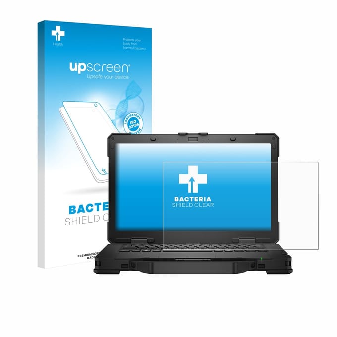 upscreen - Screenprotector voor Dell Pro Rugged 14 Laptop - Folie Beschermfolie transparant antibacterieel