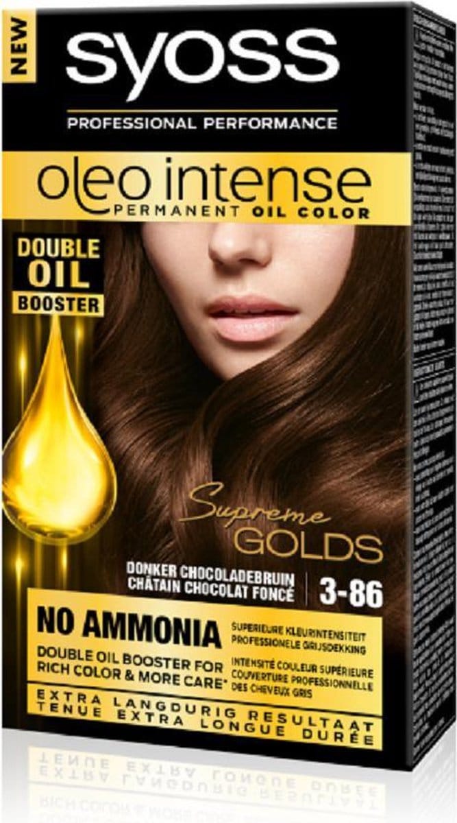 Syoss Oleo intense permanente öl coloration 3-86 Chocoladebruin