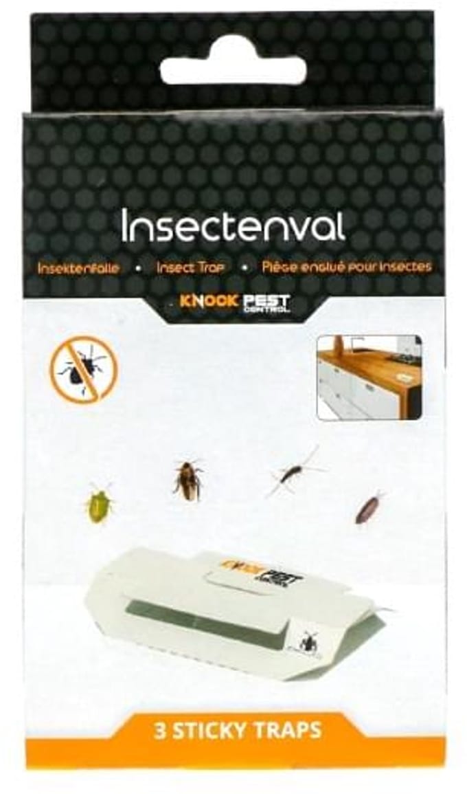 Knock Off Insectenval Klein (3 stuks) - Effectieve Insectenval - Met gratis cheatsheet