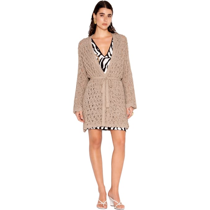 Cardigan vrouw Akep geperforeerd