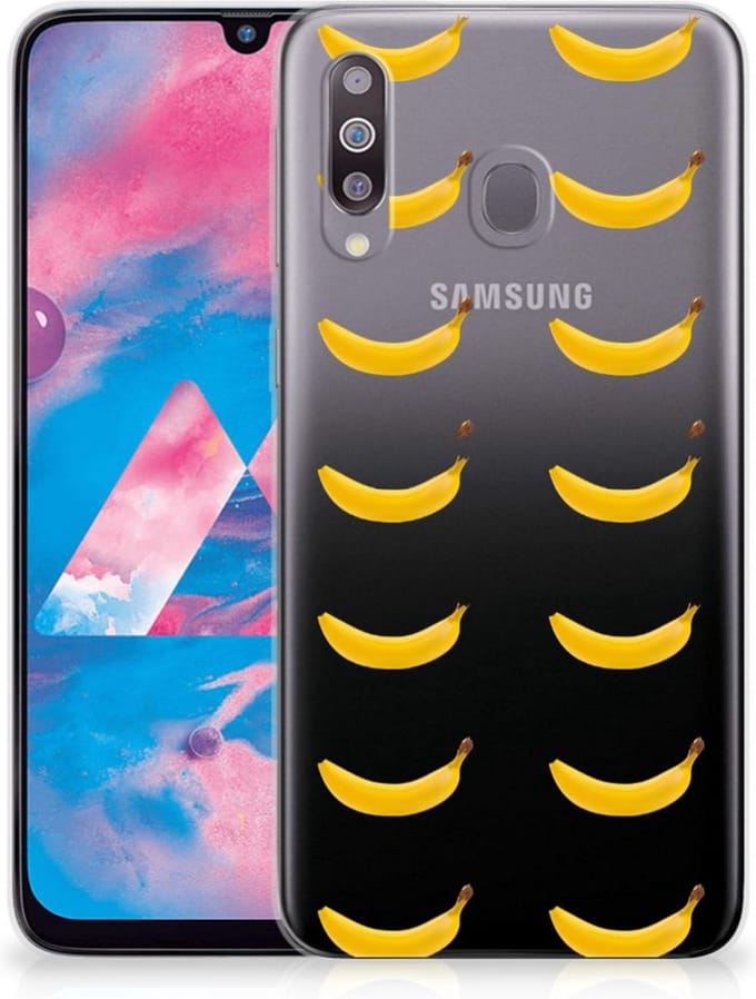 Samsung Galaxy M30 Siliconen Case Banana