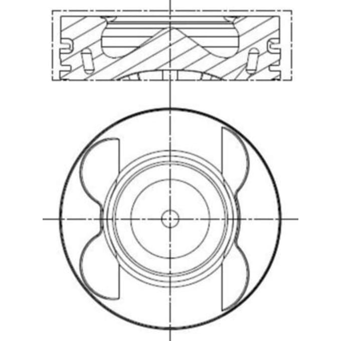 Zuiger MAHLE 001 PI 00181 000