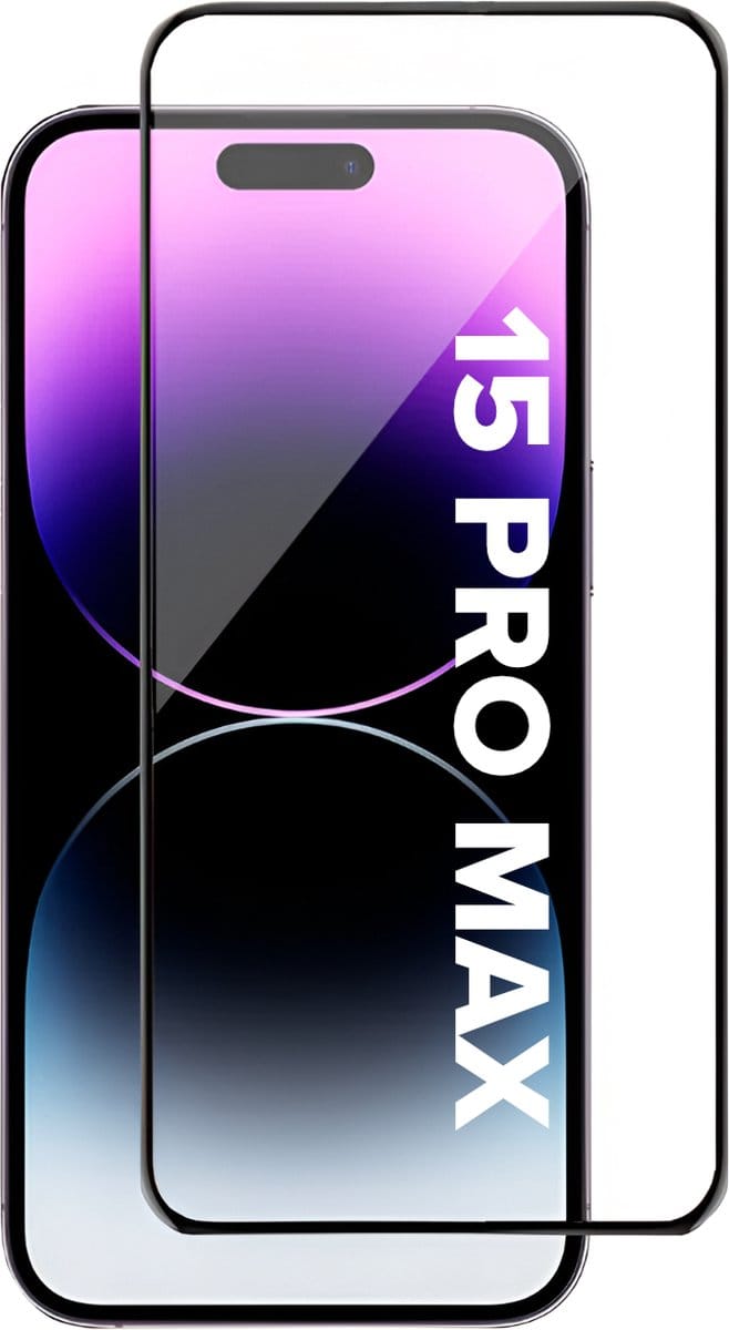 Premium Beschermglas - Geschikt voor iPhone 15 Pro Max - Screenprotector - Gehard Glas