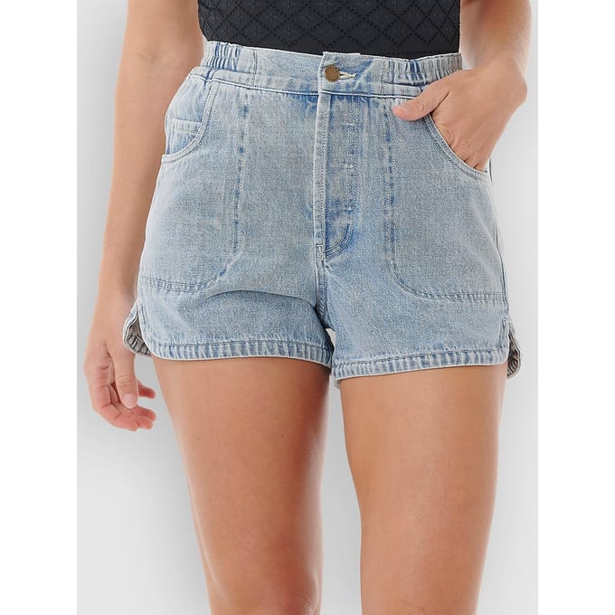 Rip Curl Pacific Rider Denim Korte Broek blauw