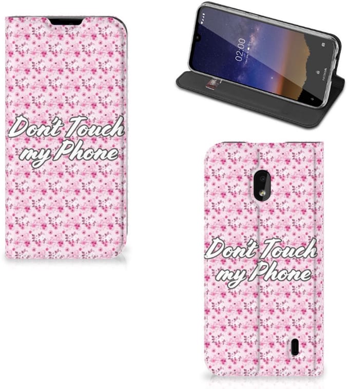 Nokia 2.2 Design Case Flowers Pink DTMP