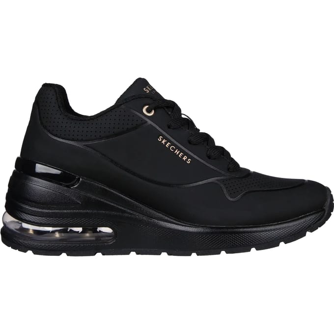 Skechers MILLION AIR - ELEVATED AIR Dames Sneakers - Zwart