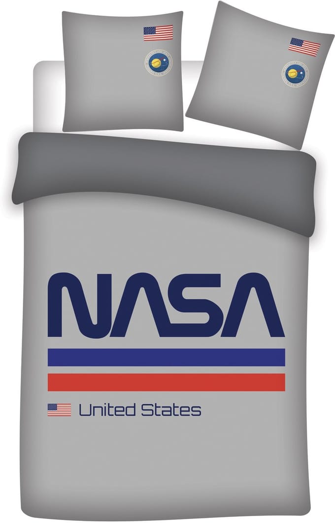 NASA Dekbedovertrek United States - Eenpersoons -140 x 200 - Polyester