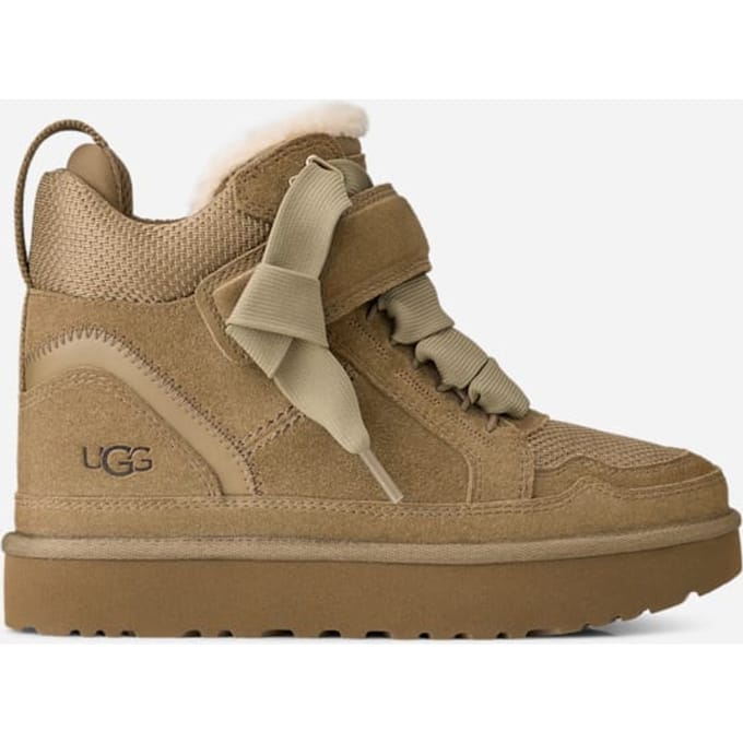 UGG® Lowmel Wedge Trainer in Gray, Size 4, Polyester/Wool