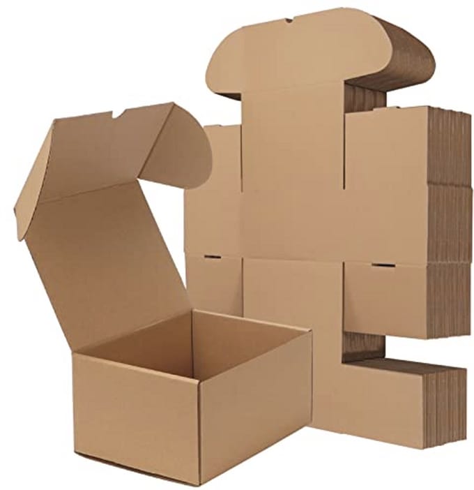 Kartonnen Dozen - 25 Stuks - 20,3 x 15,3 x 10,2 cm - Bruin