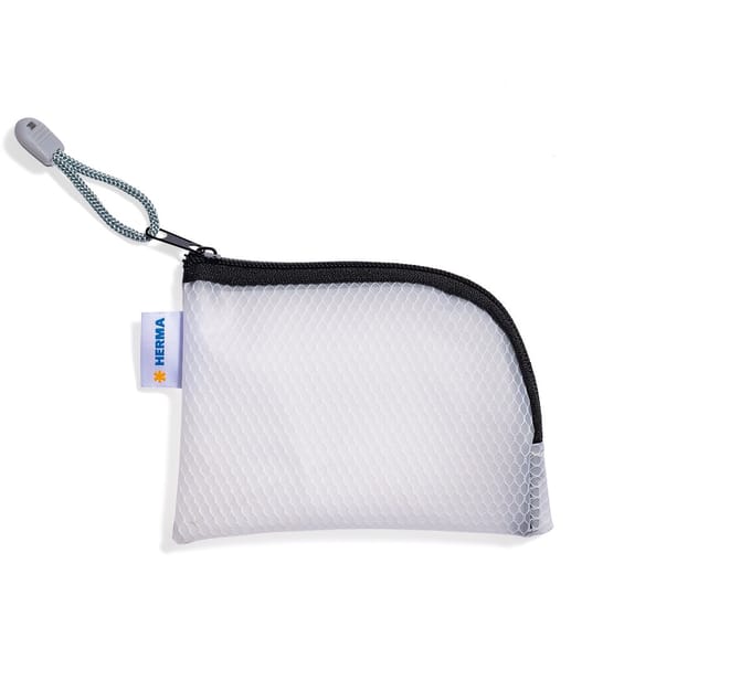 Universeel mesh-zakje A7 14x10cm zwart