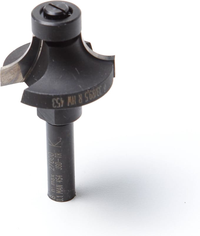 JSO-TR Afrondfrees met lager  R=9.5 met lager 14mm