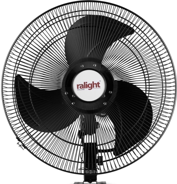 Wandventilator ø50cm 110W zwart