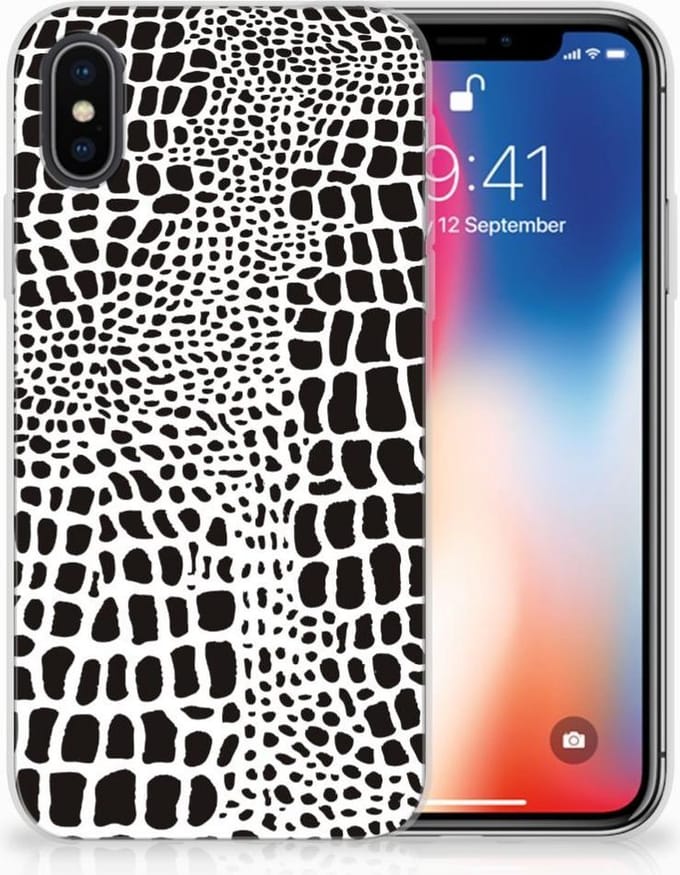 Apple iPhone X | Xs TPU Hoesje Slangenprint