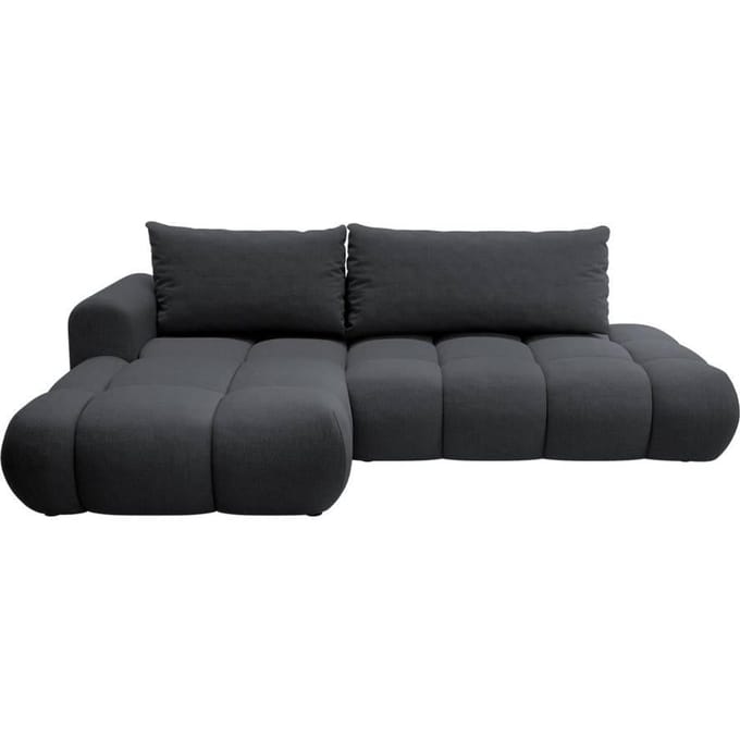 Hoekbank met slaapfunctie Ontaria links chenille | Selsey Design