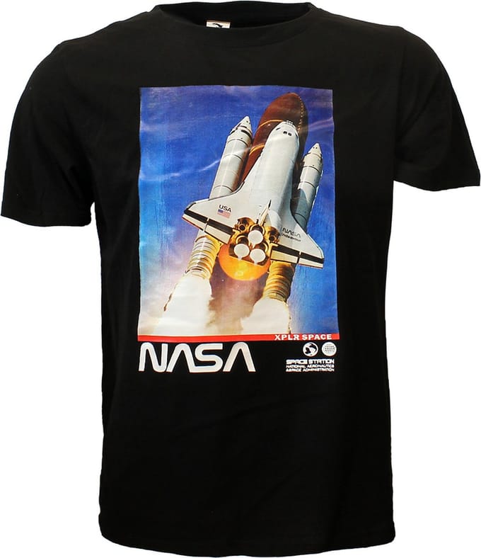 NASA Rocket Launch T-Shirt - Officiële Merchandise - S