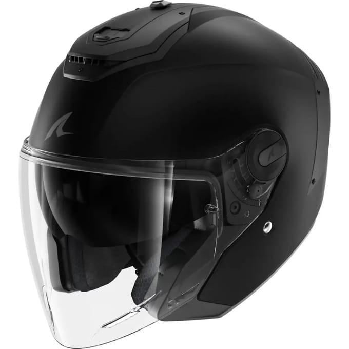 Shark RS Jet Blank - Mat Zwart - L
