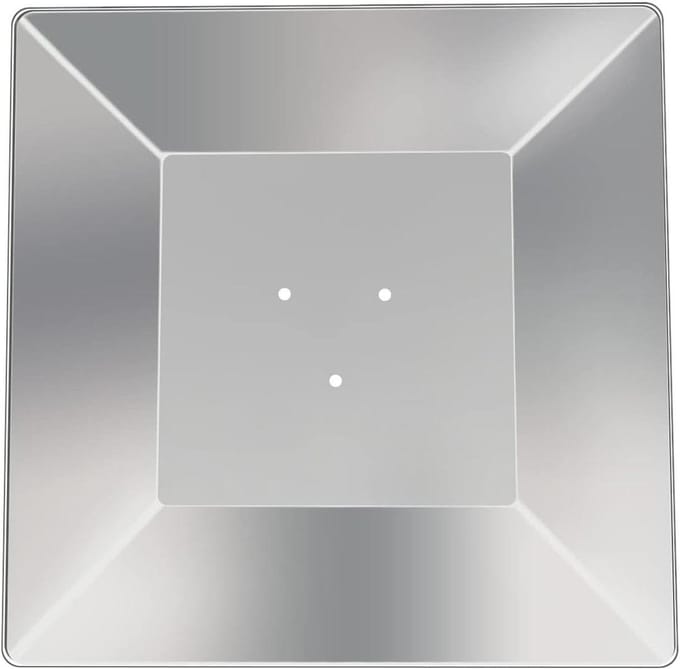 Terrasverwarming Reflector - Reserveonderdeel Buitenverwarming - Warmte Reflecteren - Universele Pasvorm - 48.6 x 5.9 cm - Zilver