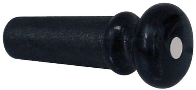 Boston 2091-WD Endpins Folk Model - 12-Pack Zwart met Witte Dots