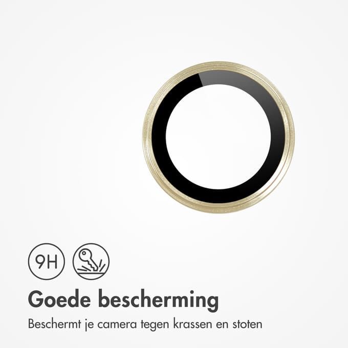 imoshion Camera Lens Protector - Geschikt geschikt voor Apple iPhone 17 Air - 2 Pack - Light Gold