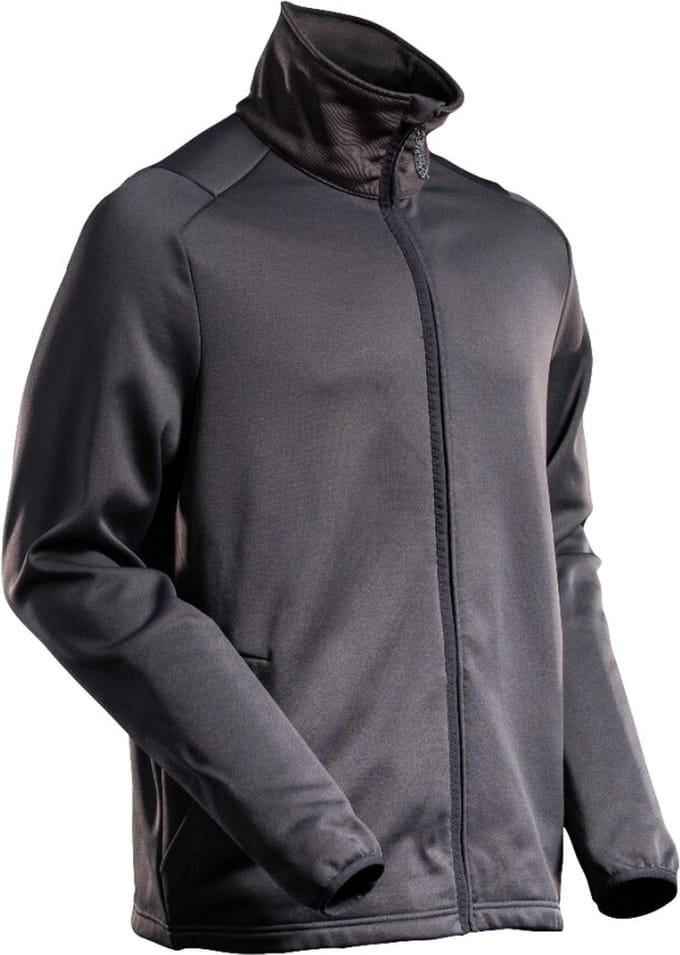 MASCOT Customized Fleecetrui rits - 22585-608 - zwart - maat XXL