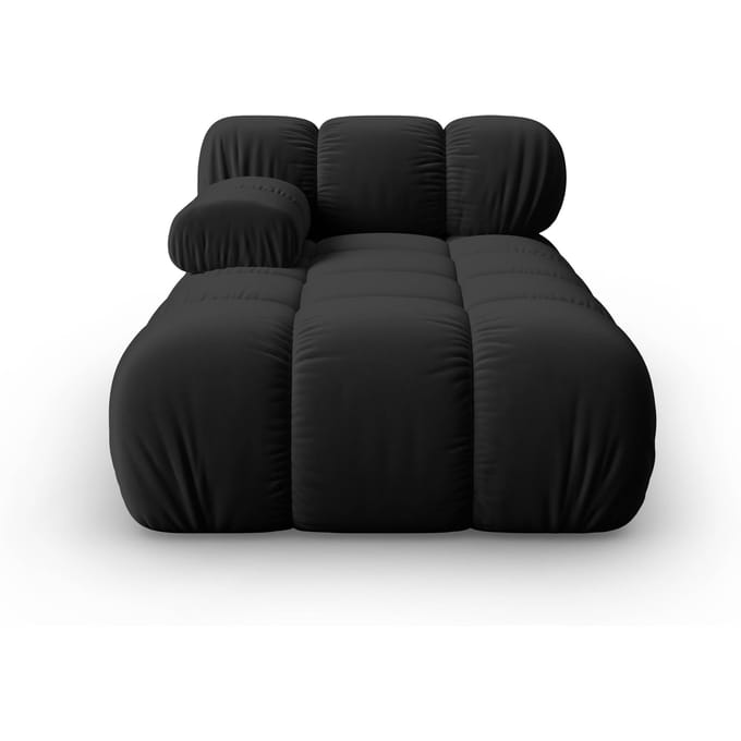 Modulair-chaise longue Tropea links velvet | Milo Casa