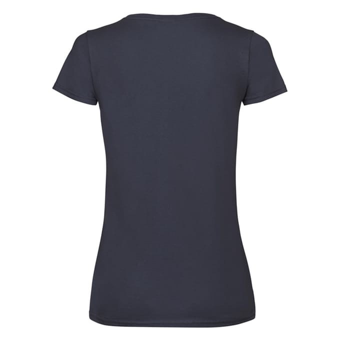 Fruit of the Loom Dames/Dames Valueweight V Hals T-shirt (Deep Navy)