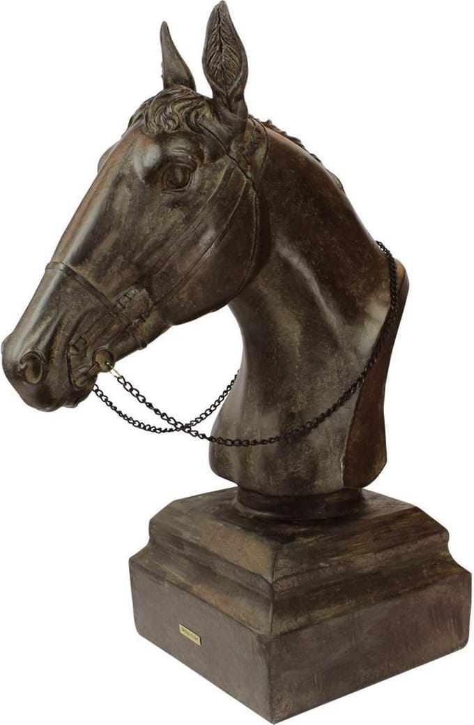 Happy House beeld paardenhoofd 24,5 x 15 x 35,5 cm