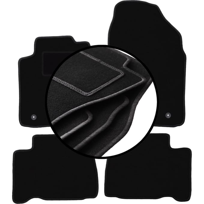 Complete set veloursmatten voor: Lexus NX 200T crossover (2014-)
