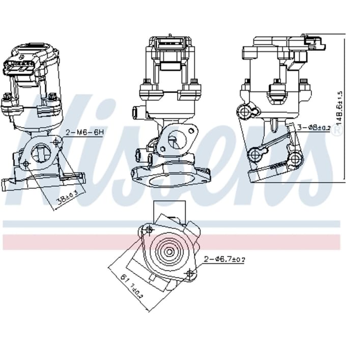 EGR-klep NISSENS 98240