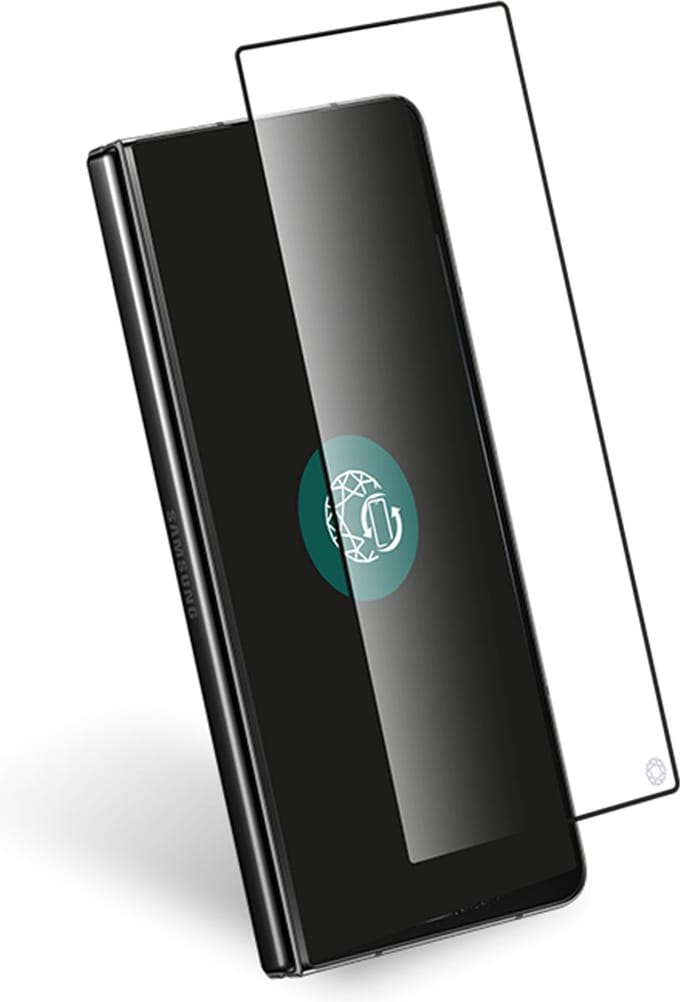 Force Case, Screenprotector geschikt voor Galaxy Z Fold6 - Tempered Glass 2.5D Anti-Shock 9H+, Transparant