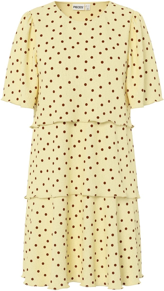 Pieces midi-jurk PCFLORA LAAGJES