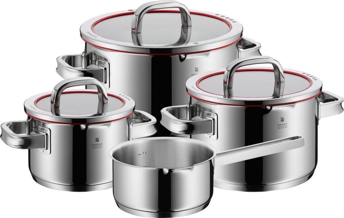 WMF Function 4 Pannenset - 4 delig - RVS