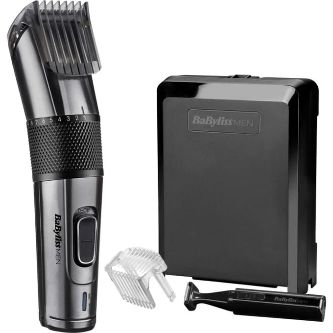 BaByliss Carbon Titanium Tondeuse - 26 Lengtes - Carbon Titanium messen