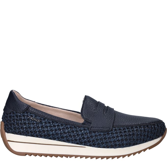 Rieker Instappers - Dames - Blauw - Maat:36