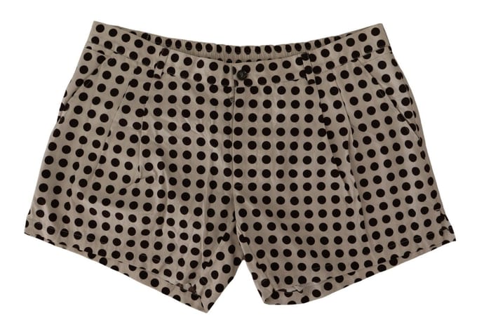 Dolce Gabbana Polka Dot Zijde Shorts