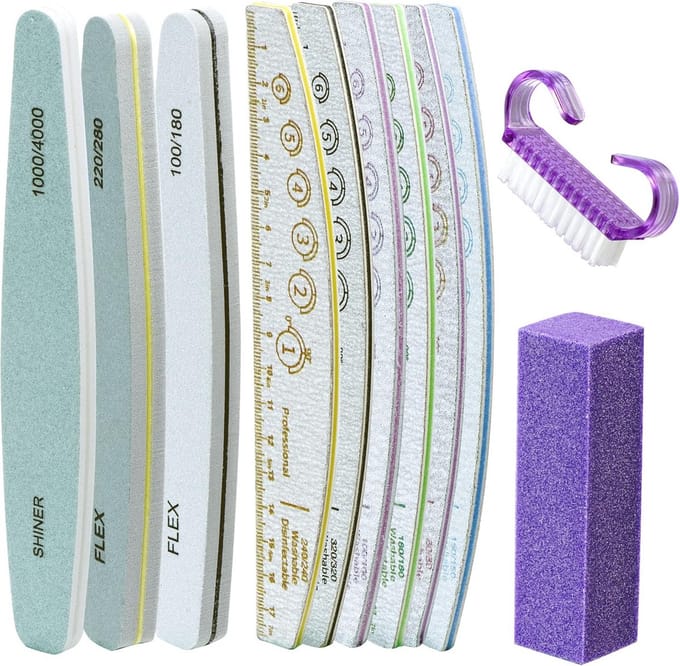 Professionele nagelvijlen en buffers set voor perfecte nagels