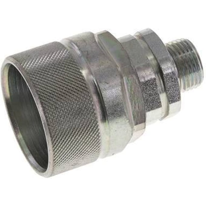 Stalen DN 12.5 Hydraulische Koppeling Insteeknippel 10 mm S Knelring ISO 14541/8434-1 D M36 x 2