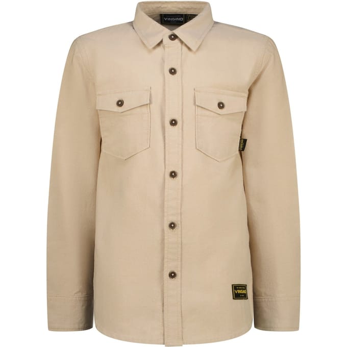 Vingino Boys Lino Shirt Dune Sand Größe: 2 | Hemden Outlet | kids | Braun