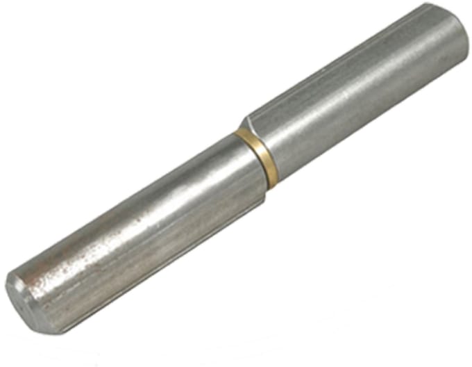 Scharnier 80 mm, stalen profiel, lasbaar, met vaste pen