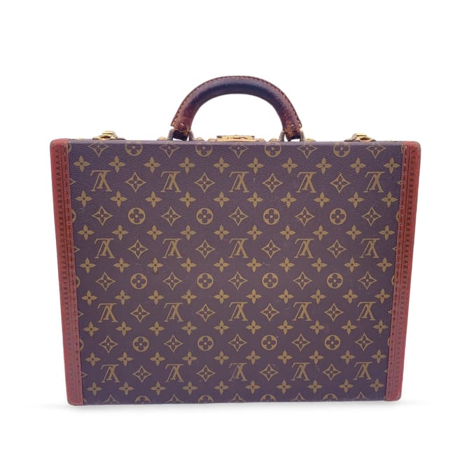 Louis Vuitton Vintage Stoffen Aktetas President