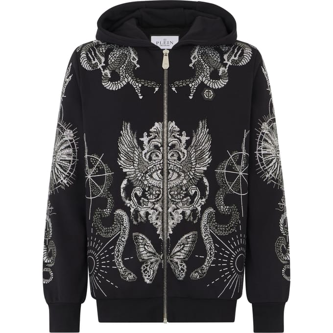 Zip Hoodie Tattoo Stones