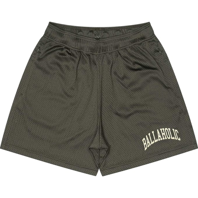 Ballaholic College Logo Mesh Zip Korte Broek Zwart