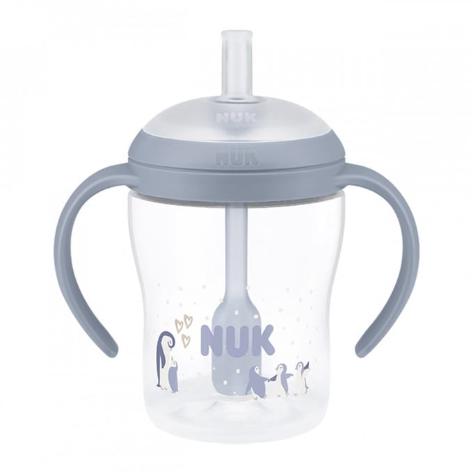 NUK Perfect Match oefenfles met rietje 150 ml - Drinkbeker