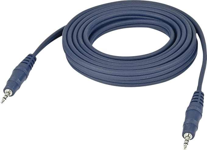DAP Audio Aux kabel 6m - Mini Jack stereo naar Mini Jack Stereo Audio Kabel - 6m